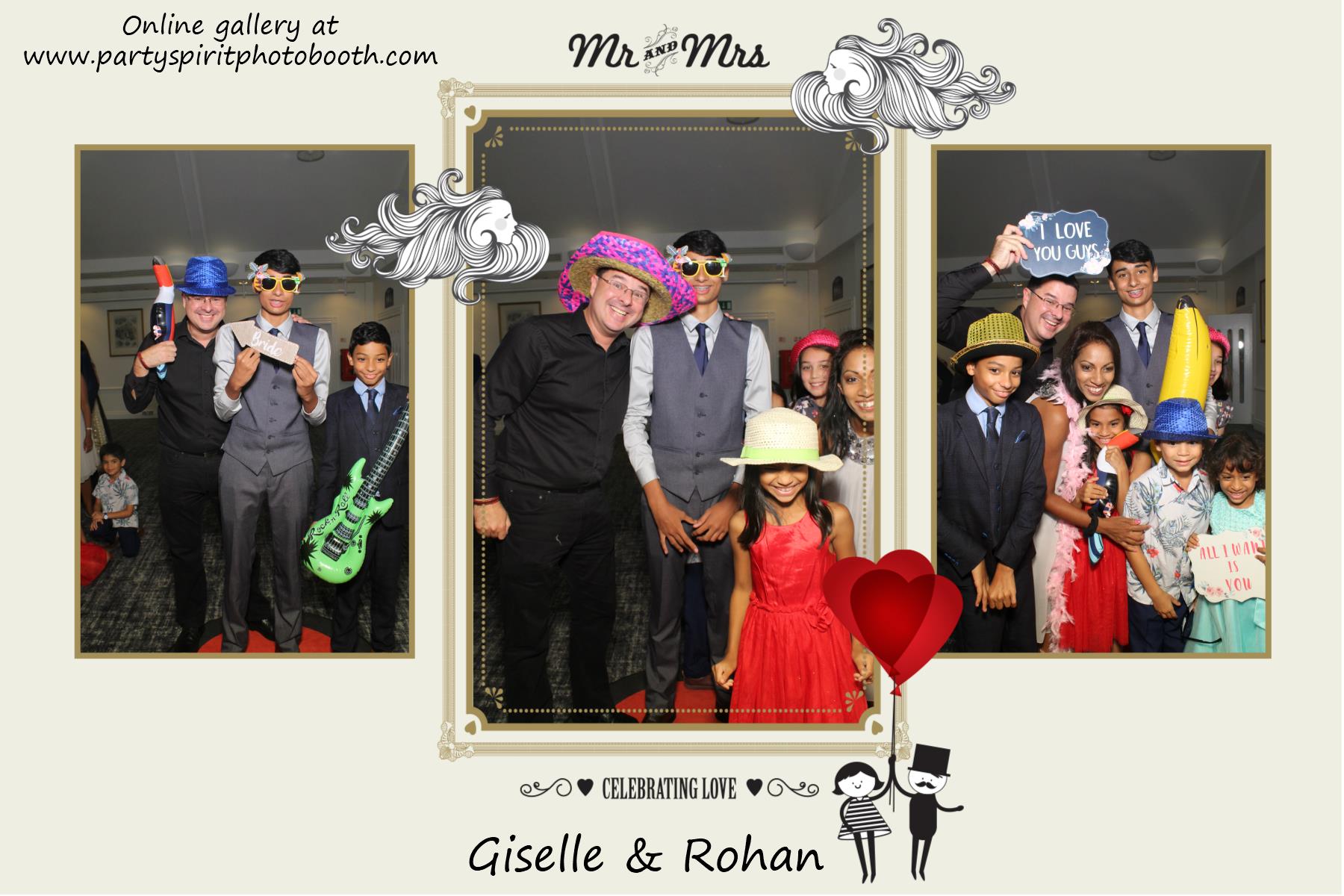 Giselle and Rohan's Wedding | View more photos from the event at gallery.partyspiritphotobooth.com/u/PartySpiritPhotoBooth/Giselle-and-Rohans-Wedding